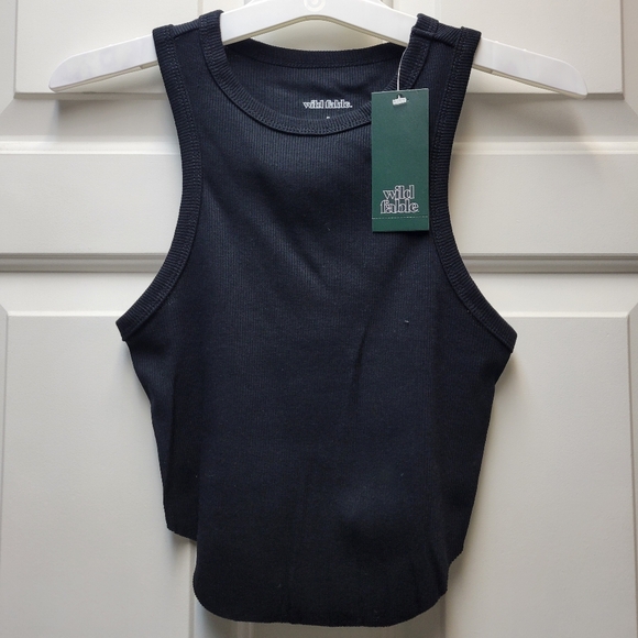 wild fable Tops - Set of 3 - Wild Fable Midnight Black Cropped Tank Top Size Small NEW